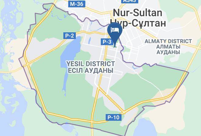 Nur Sultan - The Ritz Carlton Astana Maps