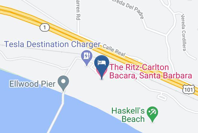 Santa Barbara - The Ritz Carlton Bacara Santa Barbara Maps