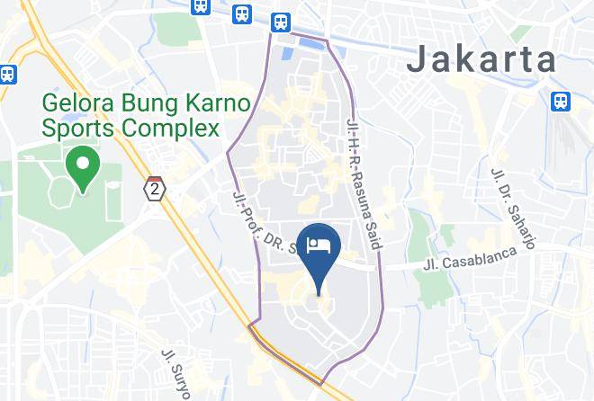 Jakarta Selatan - The Ritz Carlton Jakarta Mega Kuningan Maps