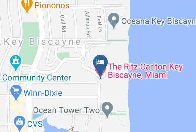 Miami Dade - The Ritz Carlton Key Biscayne Miami Maps
