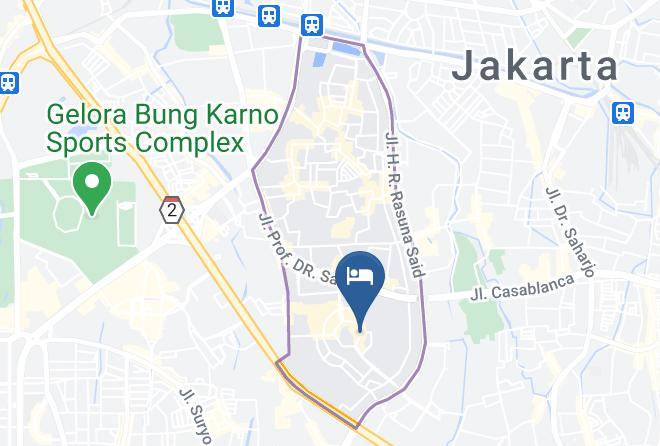 The Ritz Carlton Mega Kuningan Jakarta Map - Jakarta - Jakarta Selatan