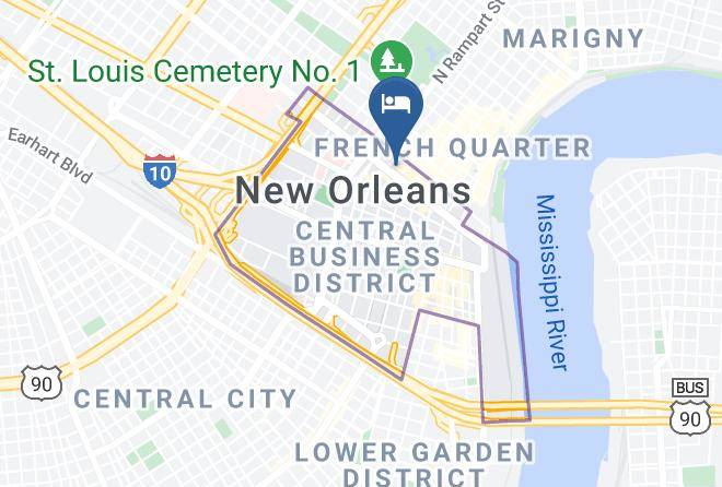 The Ritz Carlton New Orleans Map