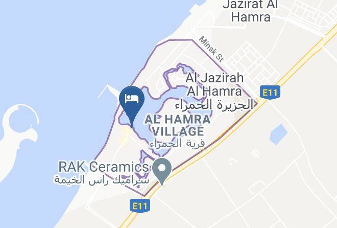 Al Jazeerah Al Hamrah - The Ritz Carlton Ras Al Khaimah Al Hamra Beach Maps