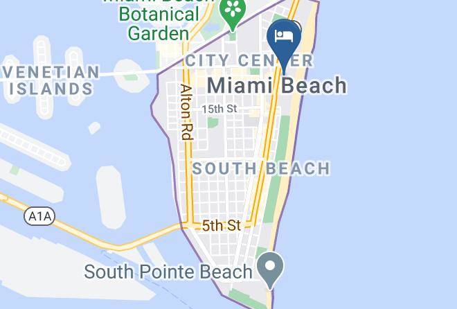 The Ritz Carlton South Beach Map