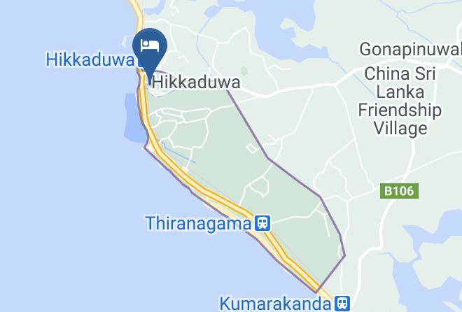 The Ritz Hikkaduwa Map