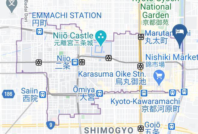 Kyoto City Nakagyo Ward - The Ritz Carlton Kyoto Maps