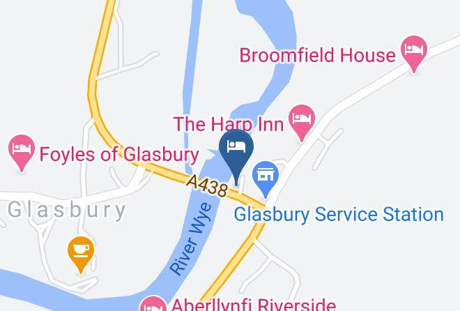 Powys - The River Cafe Glasbury Maps