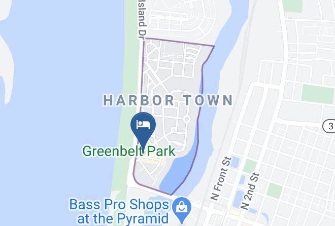Shelby - The River Inn Of Harbor Town Maps