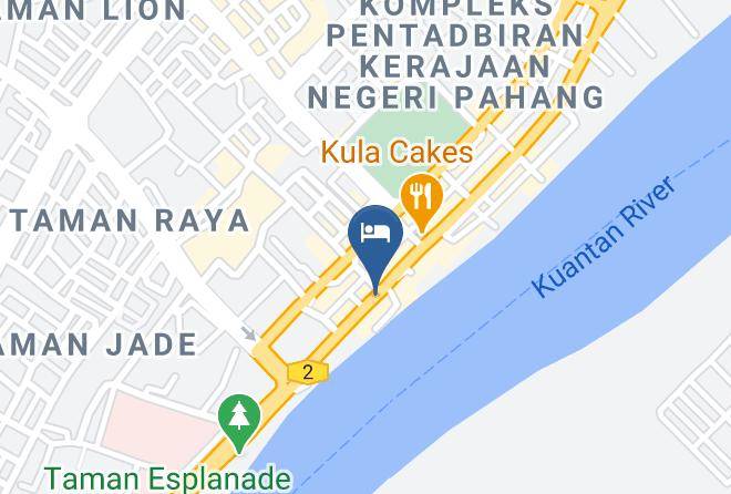 Kuantan District - The Riverbank Hotel & Spa Maps