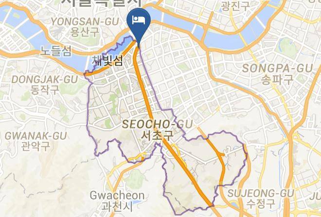 Seochogu - The Riverside Hotel Maps