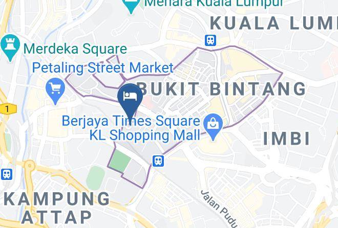 Kuala Lumpur - The Robertson Short Stay Widebed Maps