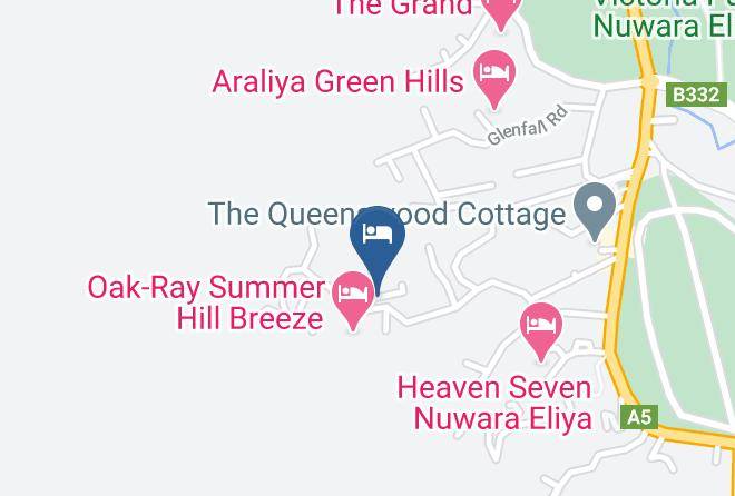 Kandy - The Rock Hotel Maps