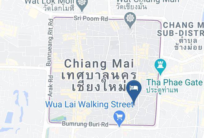 Amphoe Mueang Chiang Mai - The Rodman Hotel Maps