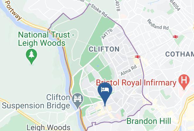 Bristol - The Rodney Hotel Maps