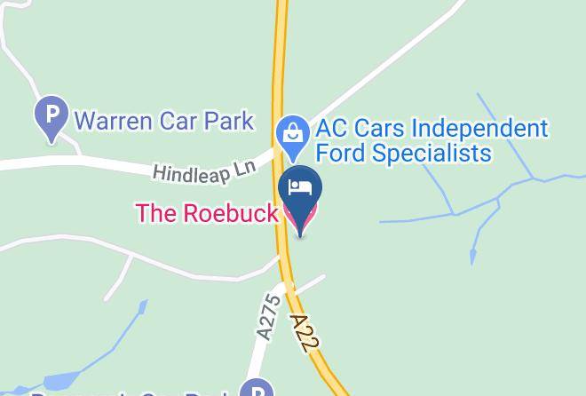 East Sussex - The Roebuck Hotel Maps