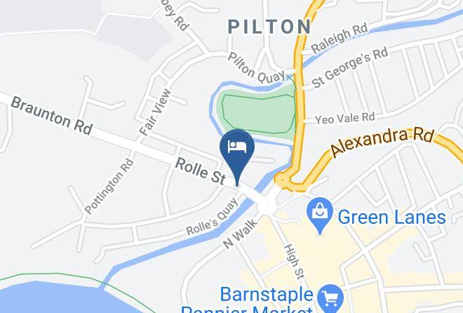 The Rolle Quay Inn Map