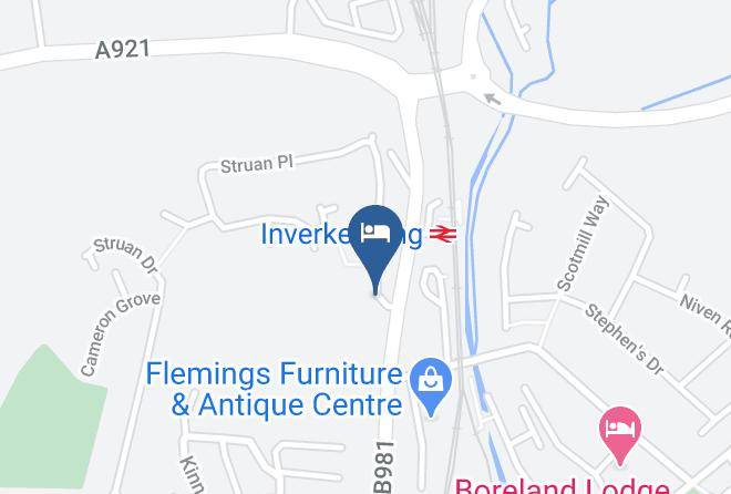 Fife - The Roods Bed And Breakfast Maps