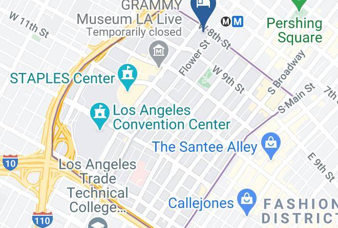 Los Angeles - The Rooftop At The Wayfarer Downtown La Maps