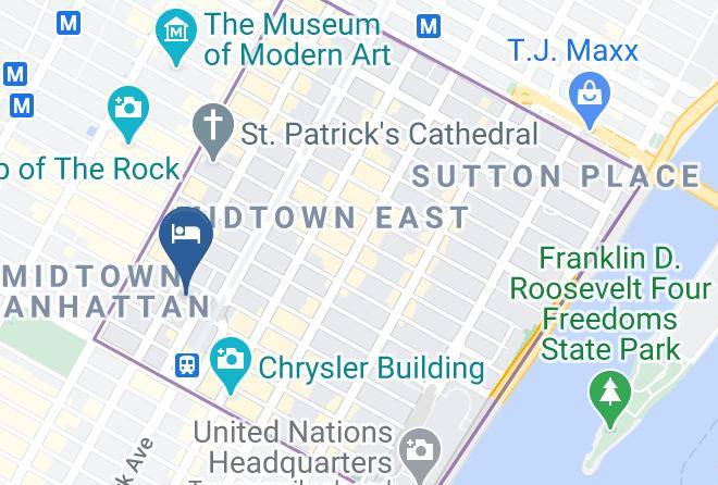 New York - The Roosevelt Hotel Maps