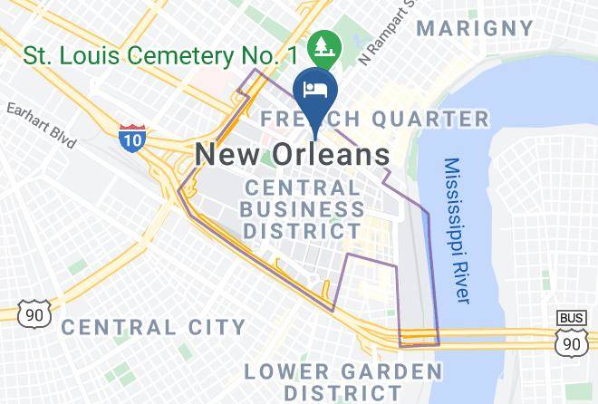 Orleans Par - The Roosevelt New Orleans A Waldorf Astoria Hotel Maps