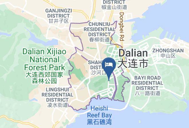 Dalian - The Roost Hotel Maps