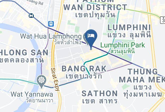 The Rose Hotel Bangkok Map