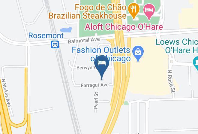 Cook - The Rose Hotel Chicago Ohare Tapestry Collection By Hilton Maps