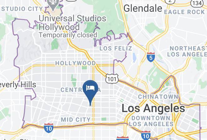 Los Angeles - Hotel Koxie Maps