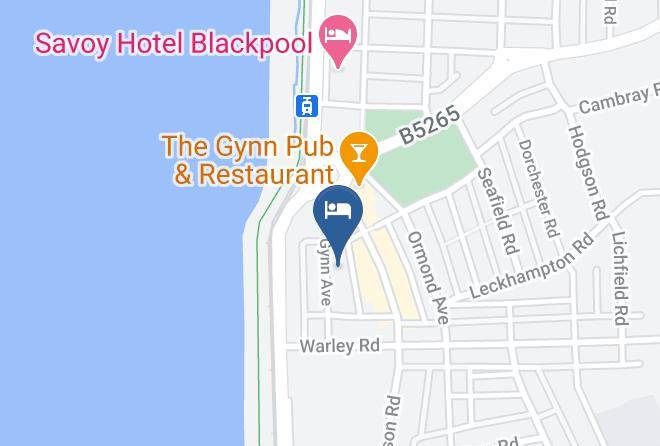 Blackpool - The Rothwell Hotel Maps