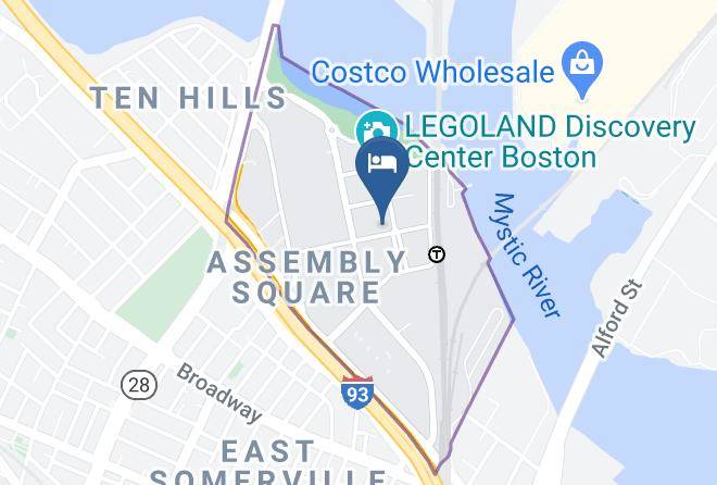 Middlesex - The Row Hotel At Assembly Row Autograph Collection Maps