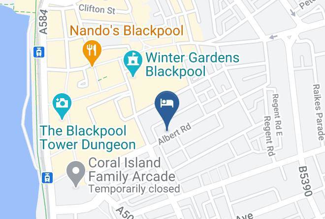 Blackpool - The Royal Alexandra Hotel Maps