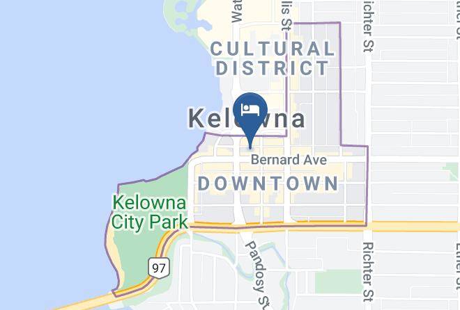 Central Okanagan - The Royal Anne Hotel Maps