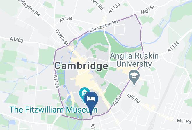 Cambridgeshire - The Royal Cambridge Hotel Maps