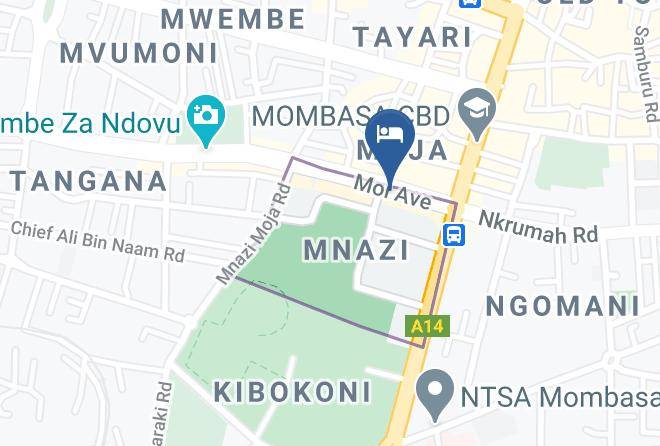 Mombasa - The Royal Castle Hotel Maps