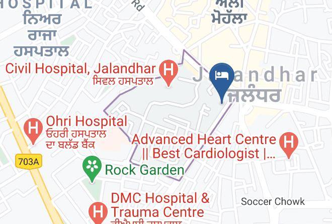 Jalandhar - The Royal Court Hotel & Spa Maps