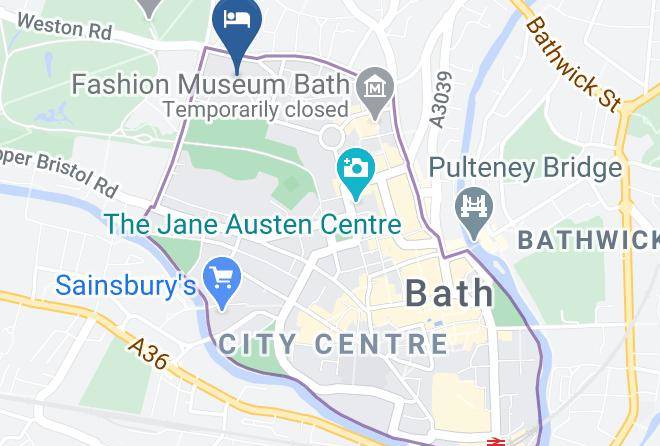 The Royal Crescent Hotel & Spa Map