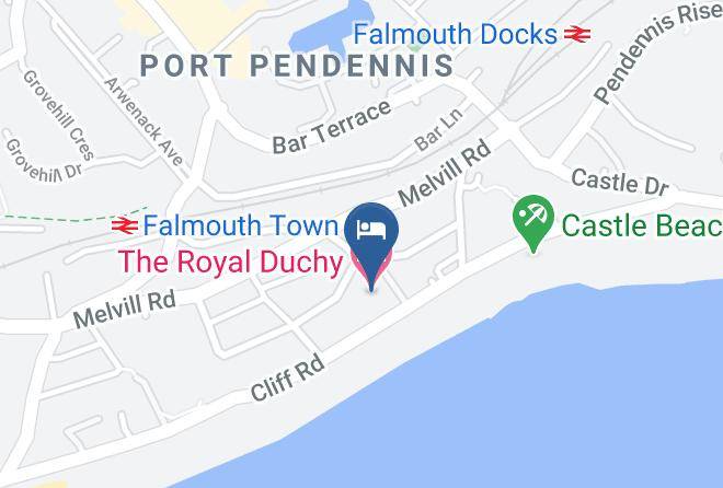 Cornwall - The Royal Duchy Hotel Maps