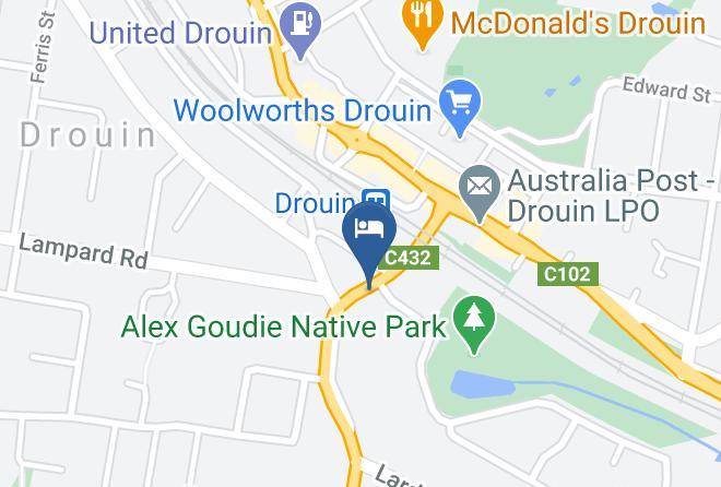 The Royal Hotel Drouin Map