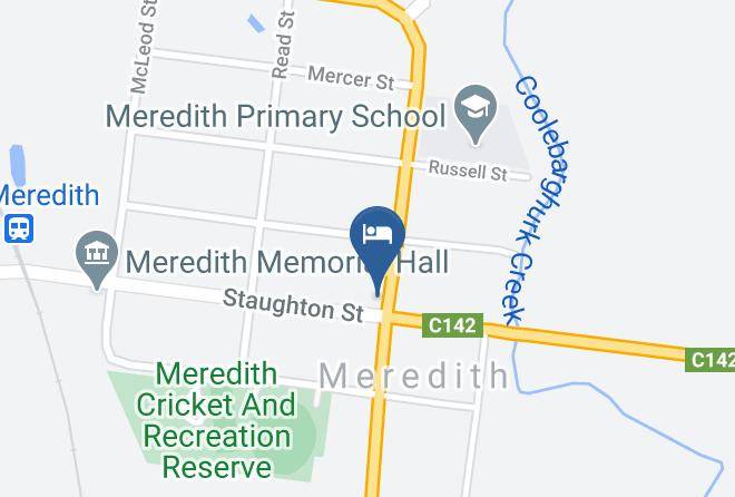 The Royal Hotel Meredith Map