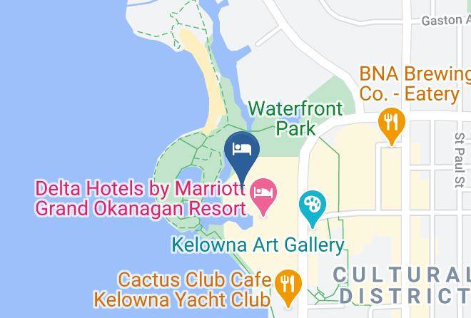 Central Okanagan - The Royal Kelowna Bellstar Hotels & Resorts Maps