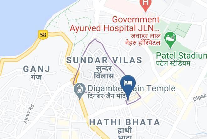 Ajmer - The Royal Melange Ajmer Hotel Maps