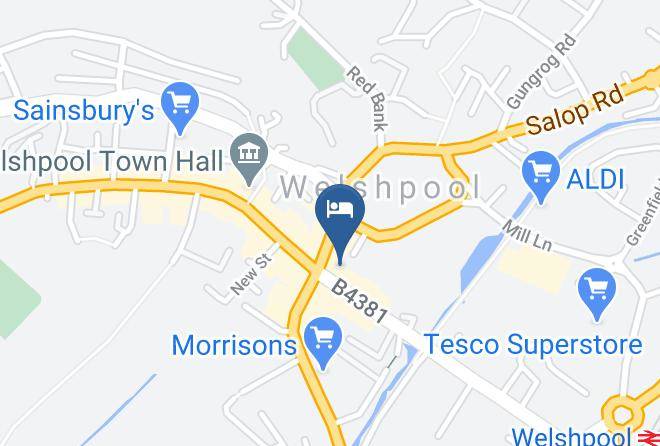 Powys - The Royal Oak Hotel Maps