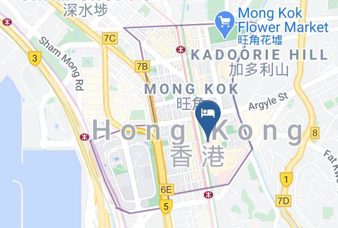 Kowloon - The Royal Palace Hotel Maps