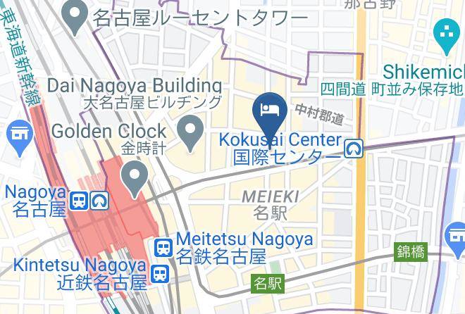 Nagoya City Nakamura Ward - The Royal Park Canvas Nagoya Maps