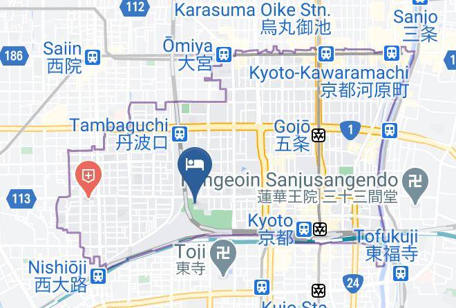 Kyoto City Shimogyo Ward - The Royal Park Hotel Kyoto Umekoji Maps