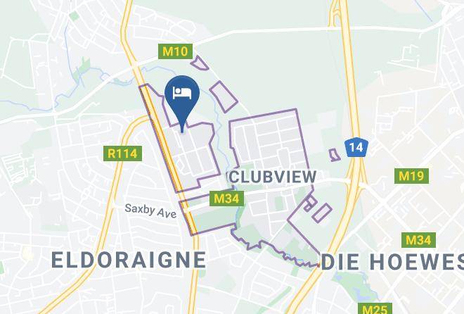 City Of Tshwane - The Royal Prime Guest Lodge Maps