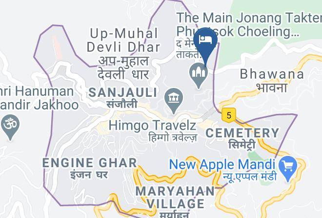 Shimla - The Royal Regency Shimla Maps