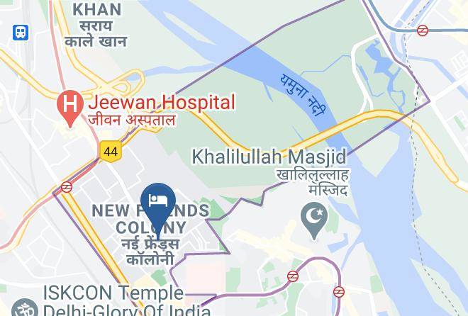 New Delhi - The Royal Residency Hotel Maps