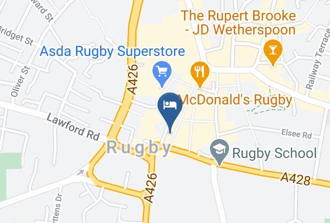Warks - The Rugby Hotel Maps