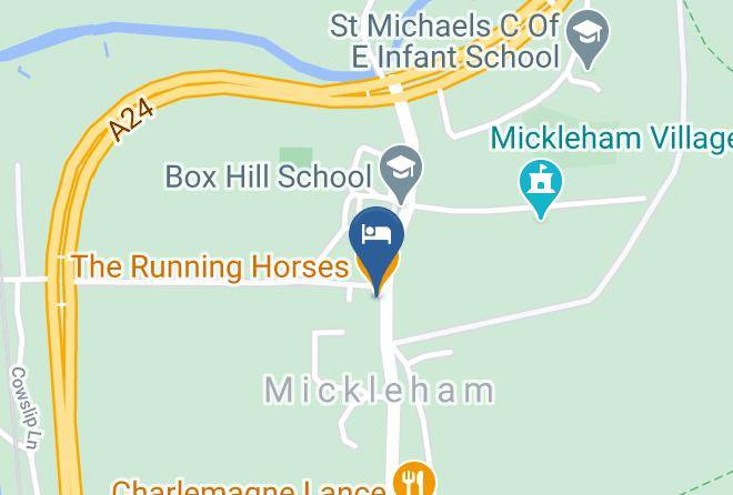 Surrey - The Running Horses Maps